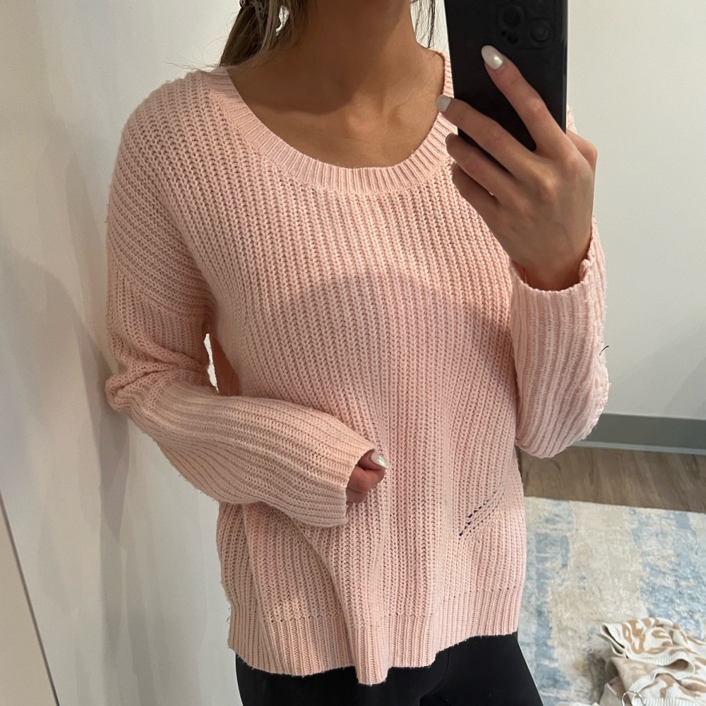 Pink sweater